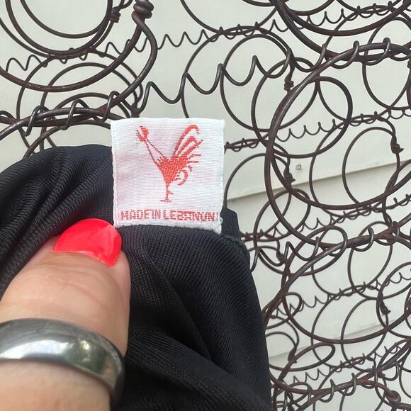 Vintage Marlene De Paris Black Skirt Slip Size 42 (small) - Picture 4 of 7